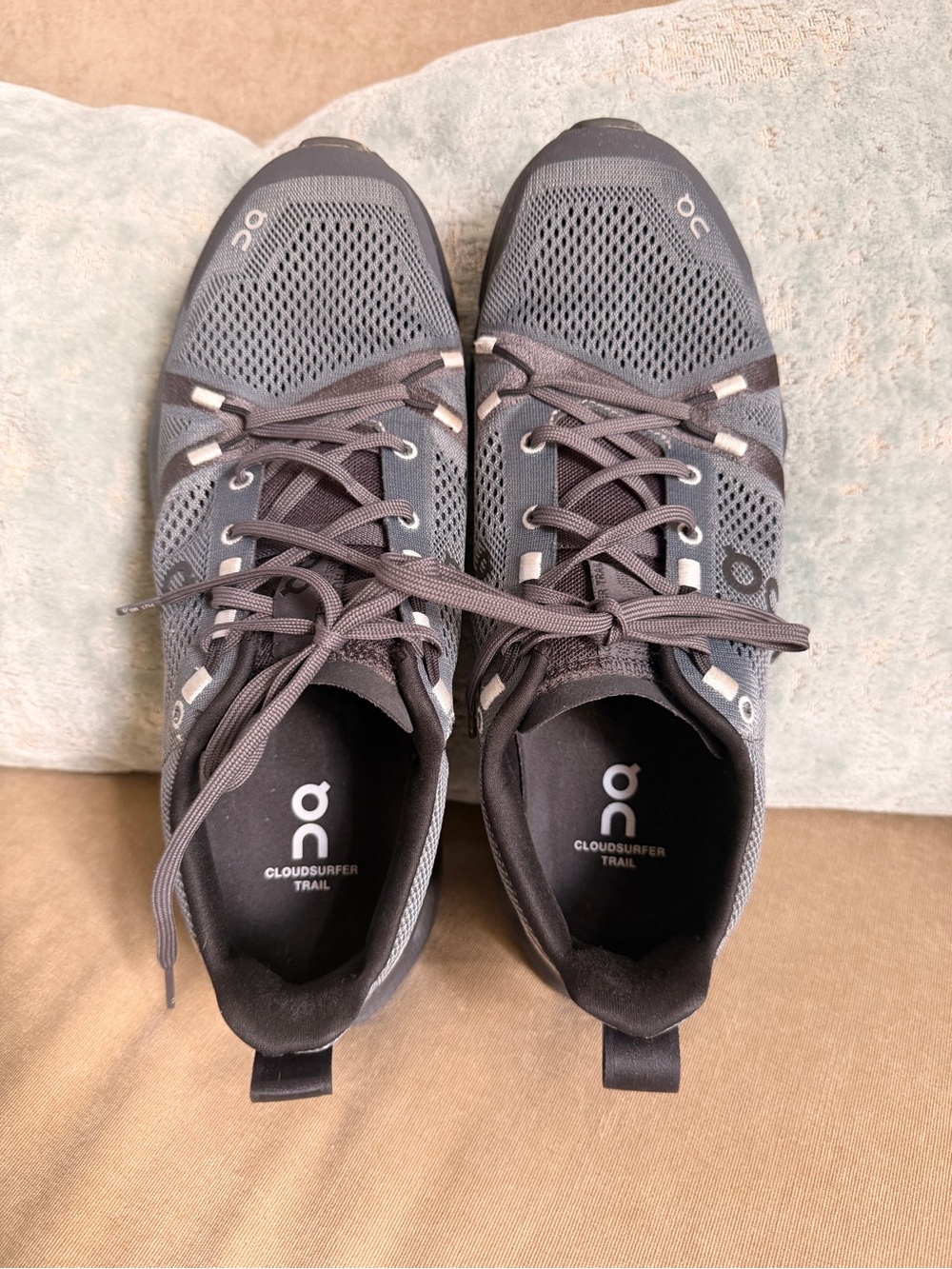 On Cloudsurfer Trail Women's Running Shoes|Eclipse Black Size 11 EU 43 - Picture 4 of 7